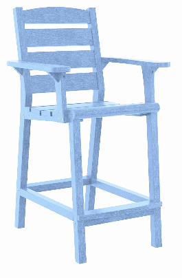 C.R. Plastics | Napa Counter Arm Chair - Mazdak Leisure
