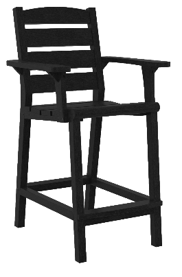 C.R. Plastics | Napa Counter Arm Chair - Mazdak Leisure