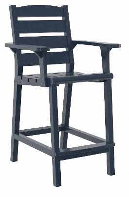 C.R. Plastics | Napa Counter Arm Chair - Mazdak Leisure
