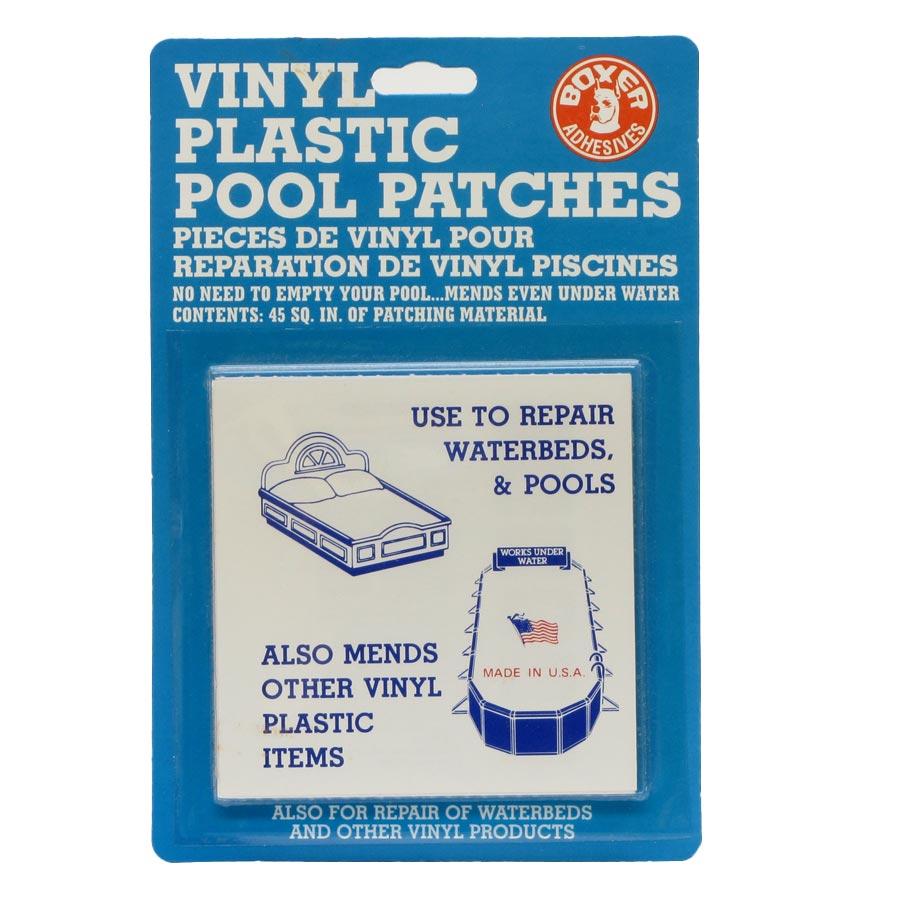 Boxer | Vinyl Plastic Pool Patches - 40 Sq. Inch