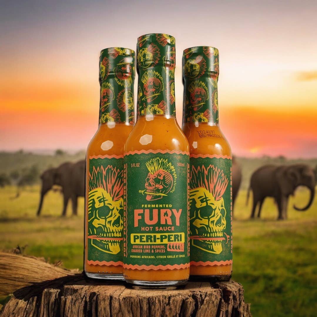 Fury | Peri-Peri Hot Sauce - African Style with Bird Peppers - Mazdak Leisure