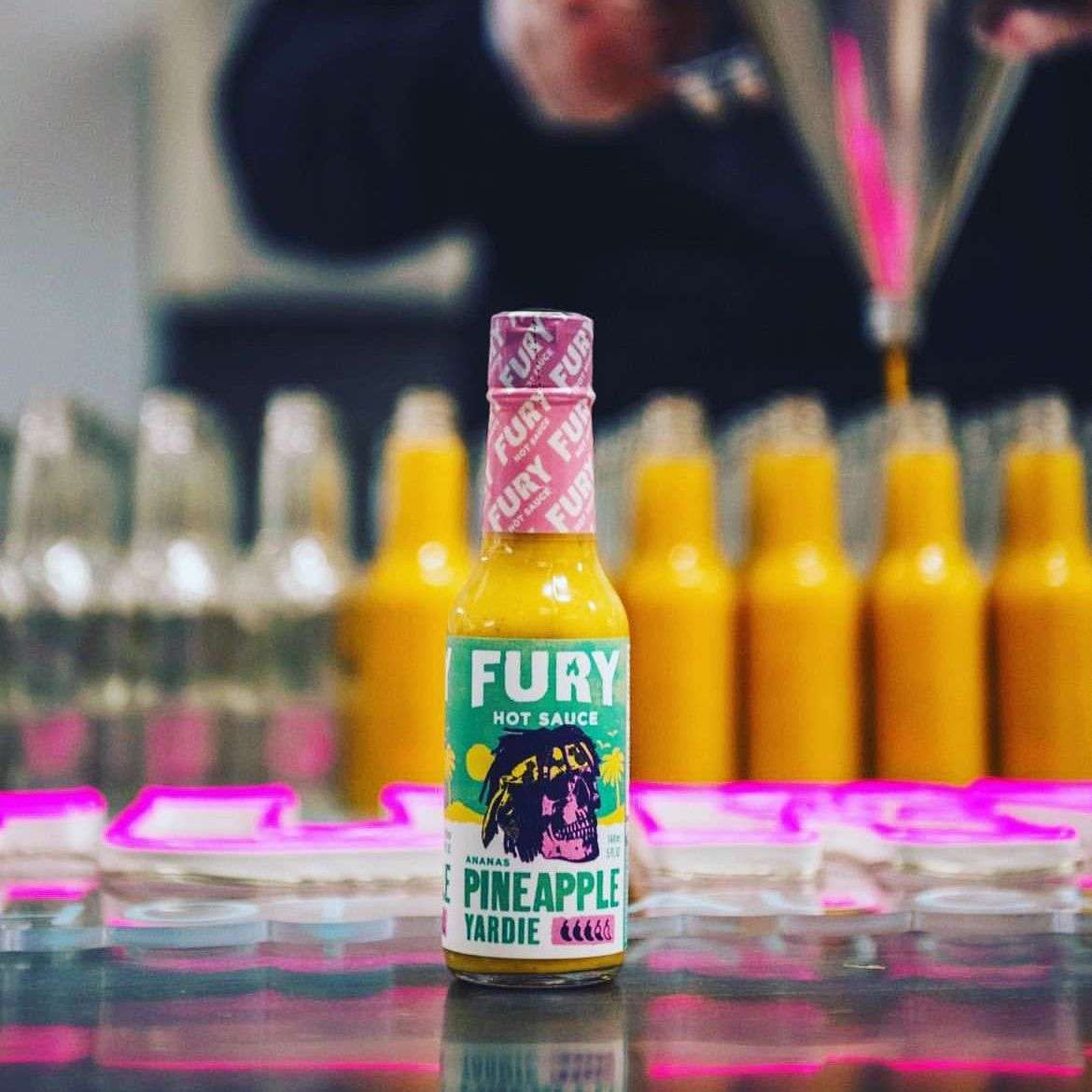 Fury | Pineapple Yardie - Jamaican Scotch Bonnet Hot Sauce - Mazdak Leisure