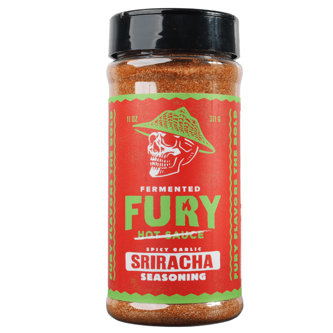 Fury | SPICY GARLIC SRIRACHA SEASONING - BBQ RUB - Mazdak Leisure