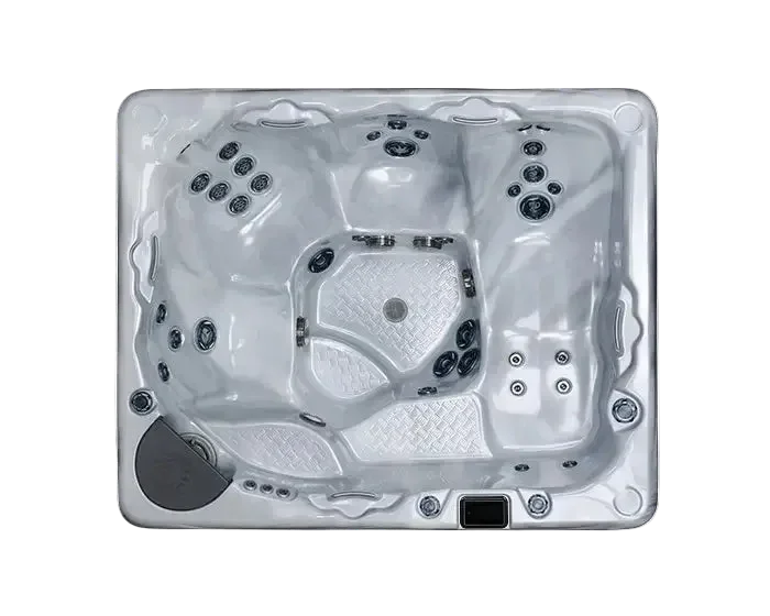 Hot tub with multiple jets