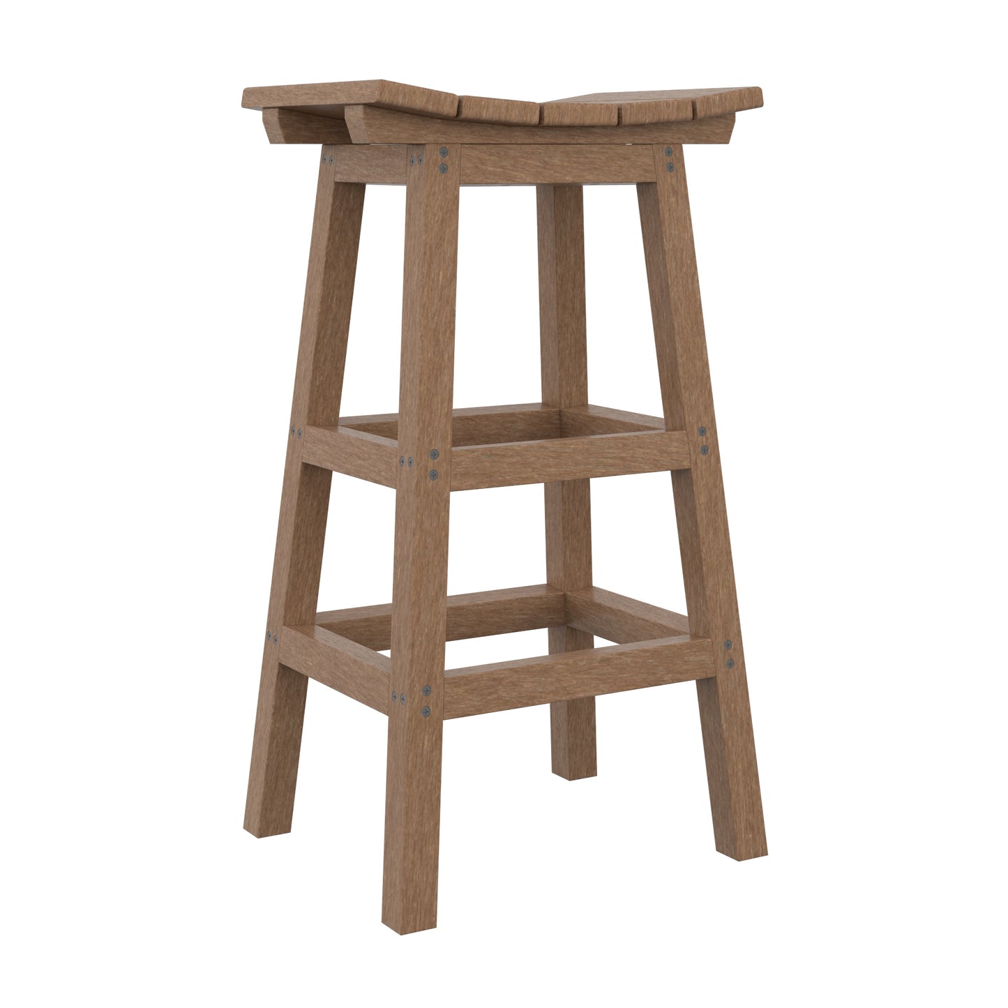 C.R. Plastics | Saddle Bar Stool - Mazdak Leisure