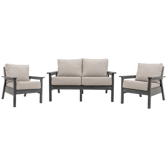 NorthHaven™ by C. R. Plastics Tofino Loveseat with Chairs Set