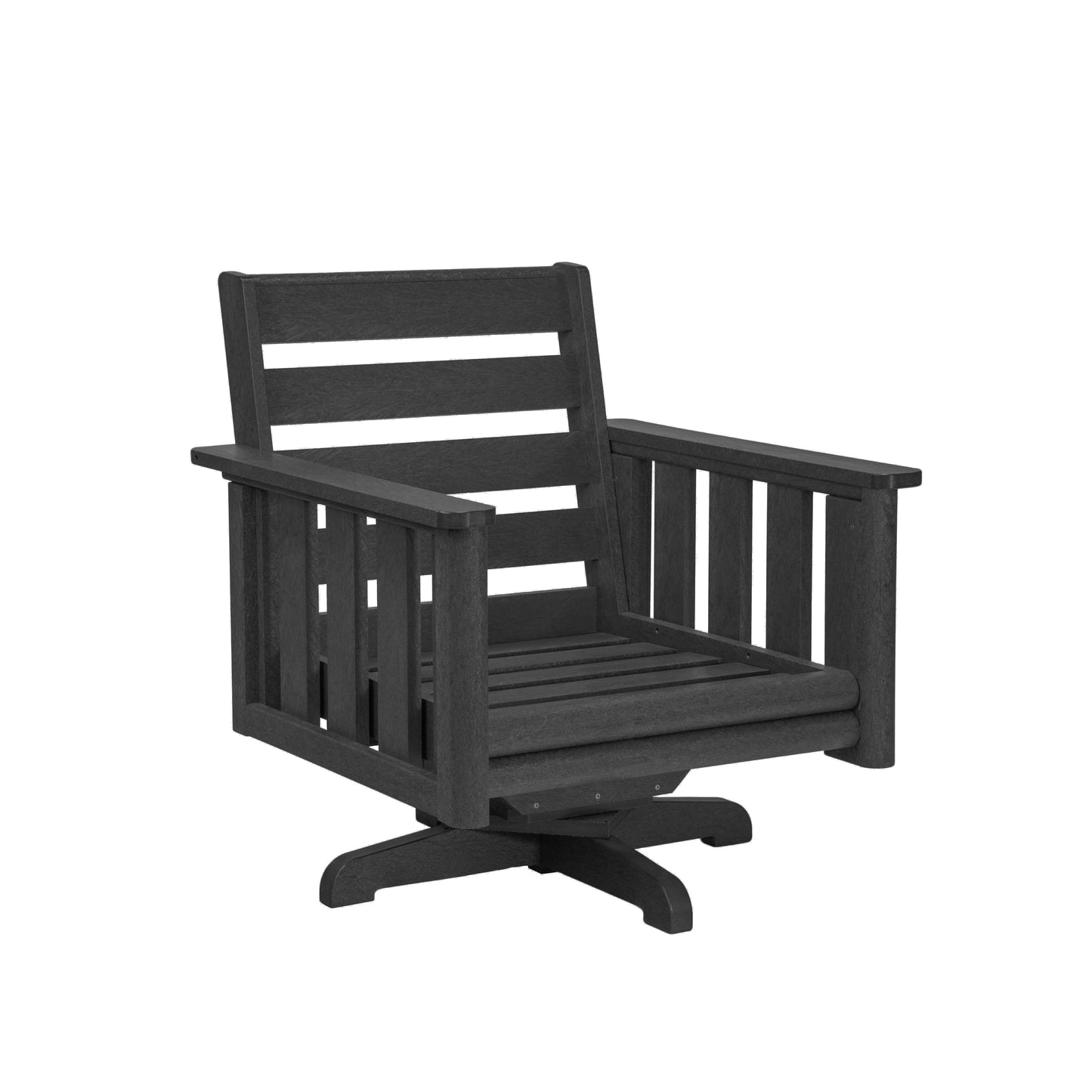 C.R. Plastics | Stratford Swivel Arm Chair Frame - Mazdak Leisure