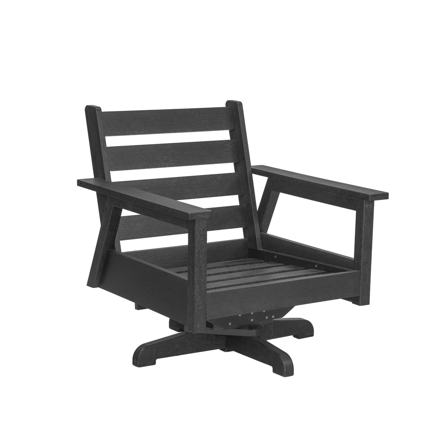 C.R. Plastics | Tofino Swivel Arm Chair Frame - Mazdak Leisure