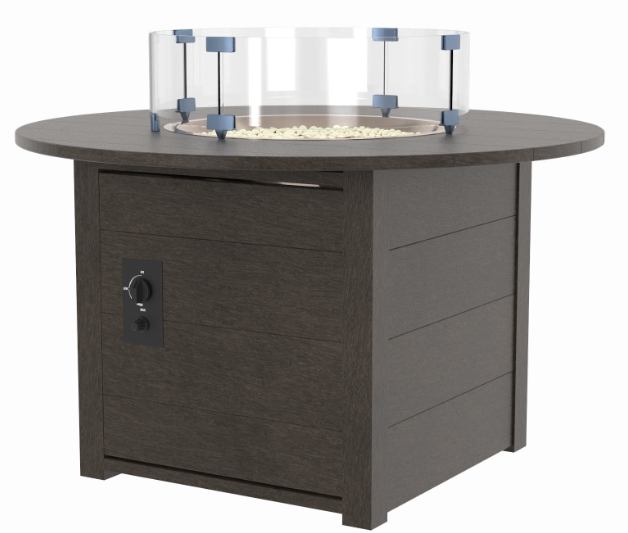 C.R. Plastics | 46" Round Fire Table - Mazdak Leisure