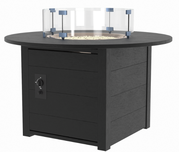 C.R. Plastics | 46" Round Fire Table - Mazdak Leisure