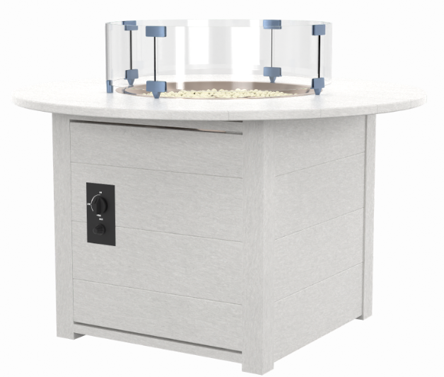 C.R. Plastics | 46" Round Fire Table - Mazdak Leisure
