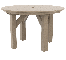 C.R. Plastics | 48" Round Table Top - Mazdak Leisure